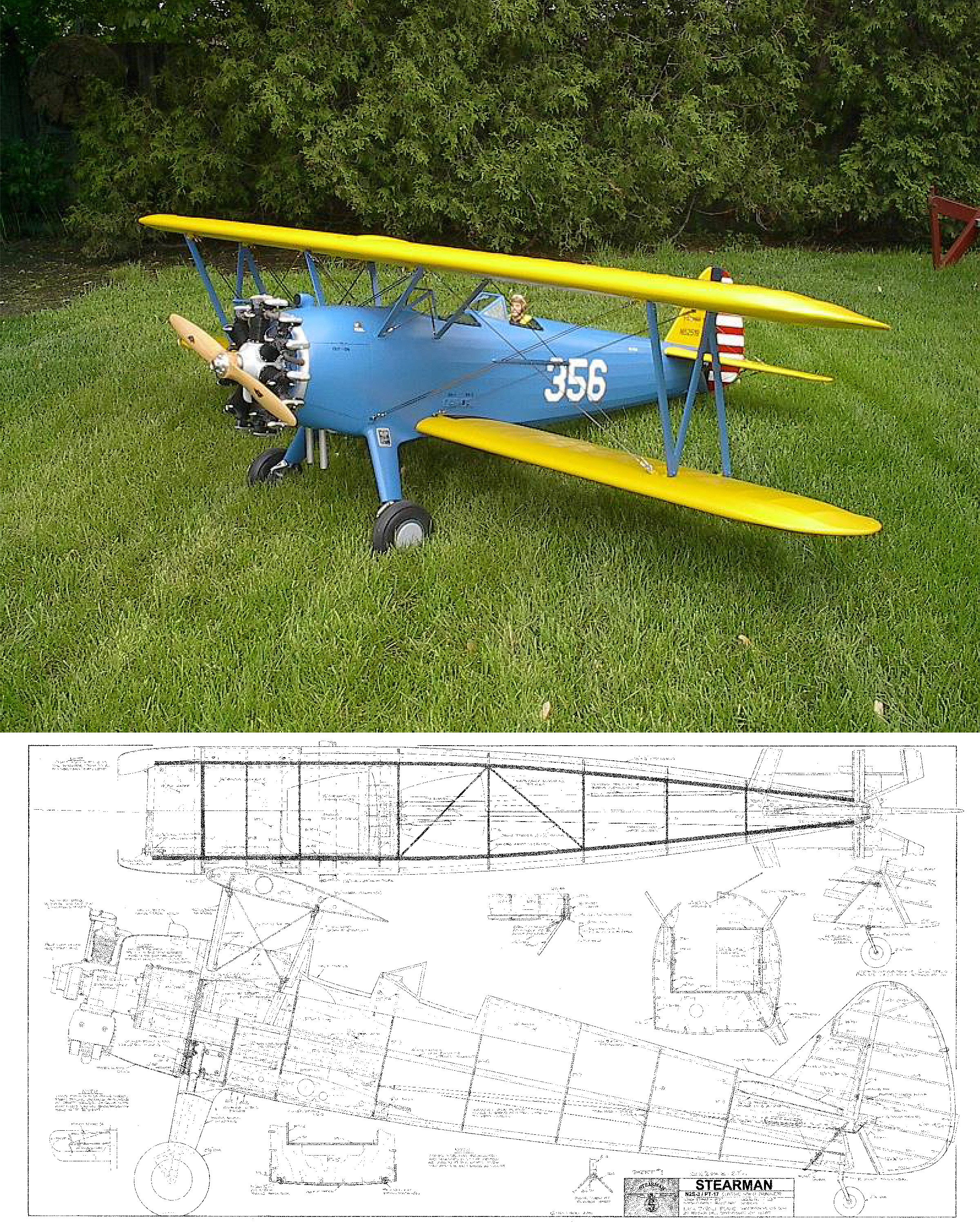 stearman rc airplane kits